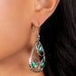 Send the BRIGHT Message - Green - Paparazzi Earring Image