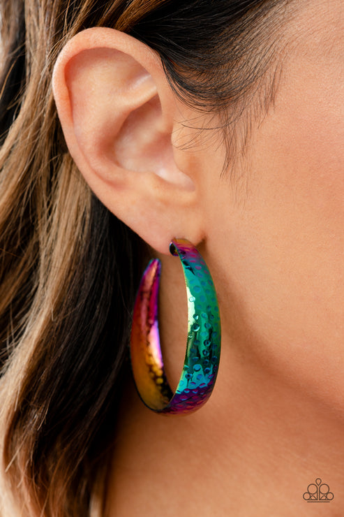 Paparazzi Earring ~ Futuristic Flavor - Multi