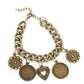 Complete CHARM-ony - Brass - Paparazzi Bracelet Image