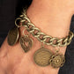 Complete CHARM-ony - Brass - Paparazzi Bracelet Image