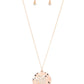 Boom and COMBUST - Rose Gold - Paparazzi Necklace Image