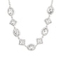 Diamond of the Season - White - Paparazzi Necklace Image