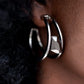 Unrefined Reverie - Silver - Paparazzi Earring Image