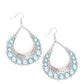 Bubbly Bling - Blue - Paparazzi Earring Image