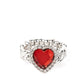 Committed to Cupid - Red - Paparazzi Ring Image