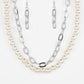 Suburban Yacht Club - White - Paparazzi Necklace Image