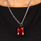 ​Instant Intimidation - Red - Paparazzi Necklace Image