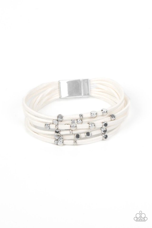 Clustered Constellations - White - Paparazzi Bracelet Image