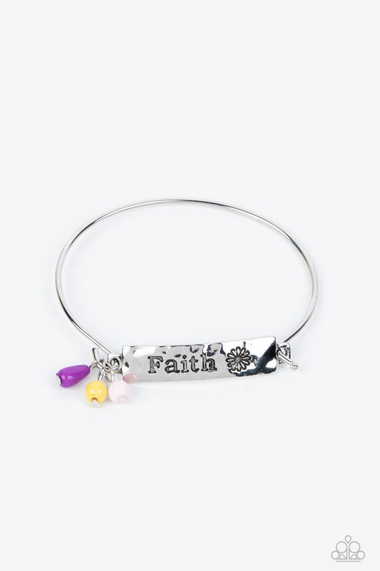 Flirting with Faith - Purple - Paparazzi Bracelet Image