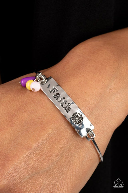 Flirting with Faith - Purple - Paparazzi Bracelet Image