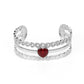 You Win My Heart - Red - Paparazzi Bracelet Image