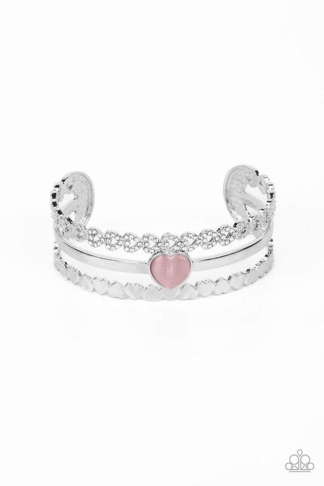 You Win My Heart - Pink - Paparazzi Bracelet Image