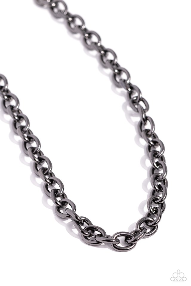 Things Have CHAIN-ged - Black - Paparazzi Necklace Image