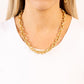 Things Have CHAIN-ged - Gold - Paparazzi Necklace Image
