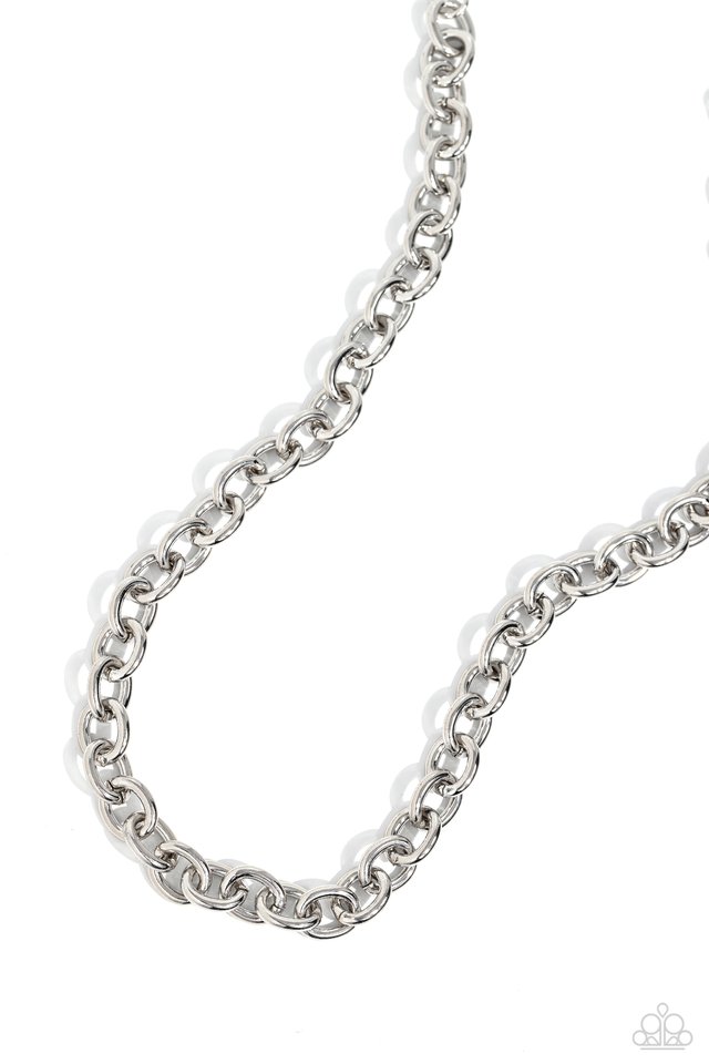 Things Have CHAIN-ged - Silver - Paparazzi Necklace Image