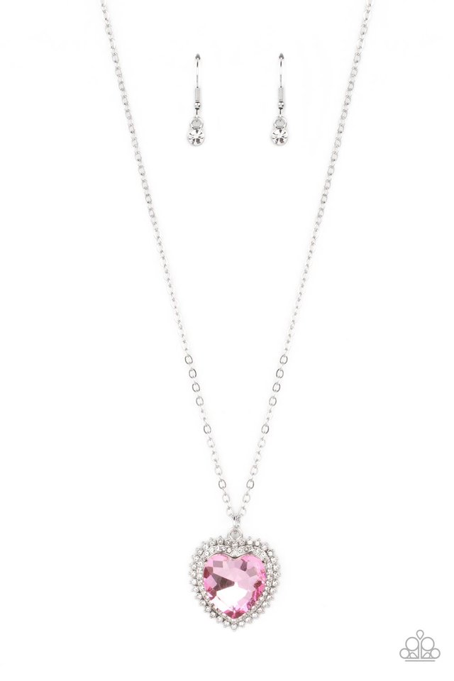 Sweethearts Stroll - Pink - Paparazzi Necklace Image