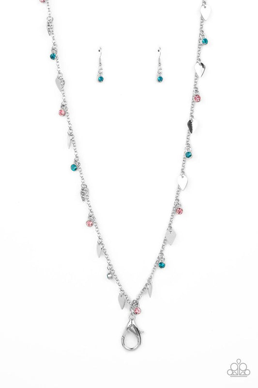 Sharp-Edged Shimmer - Multi - Paparazzi Necklace Image