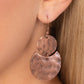 Monochromatic Charisma - Copper - Paparazzi Earring Image