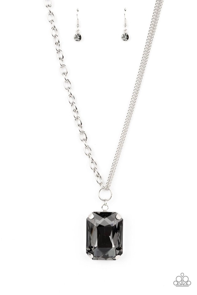 ​Instant Intimidation - Silver - Paparazzi Necklace Image