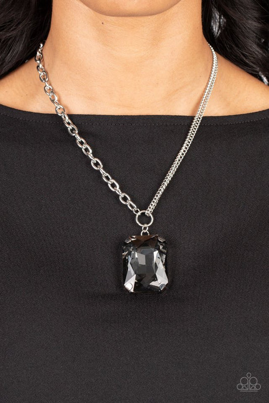 ​Instant Intimidation - Silver - Paparazzi Necklace Image