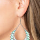 Bubbly Bling - Green - Paparazzi Earring Image