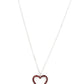 Dainty Darling - Red - Paparazzi Necklace Image