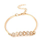 Attentive Admirer - Gold - Paparazzi Bracelet Image