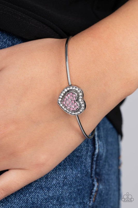 Stunning Soulmates - Pink - Paparazzi Bracelet Image