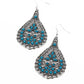 Botanical Beauty - Blue - Paparazzi Earring Image