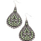 Botanical Beauty - Green - Paparazzi Earring Image