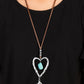 Santa Fe Sweetheart - Blue - Paparazzi Necklace Image