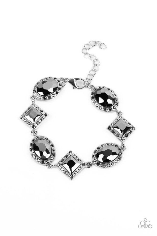 Decade of Dazzle - Silver - Paparazzi Bracelet Image