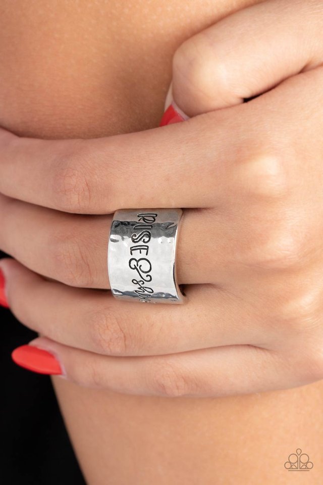 Sunrise Street - Silver - Paparazzi Ring Image