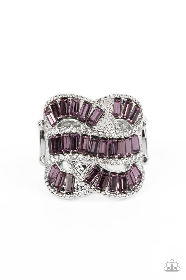 Six-Figure Flex - Purple - Paparazzi Ring Image