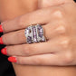 Six-Figure Flex - Purple - Paparazzi Ring Image