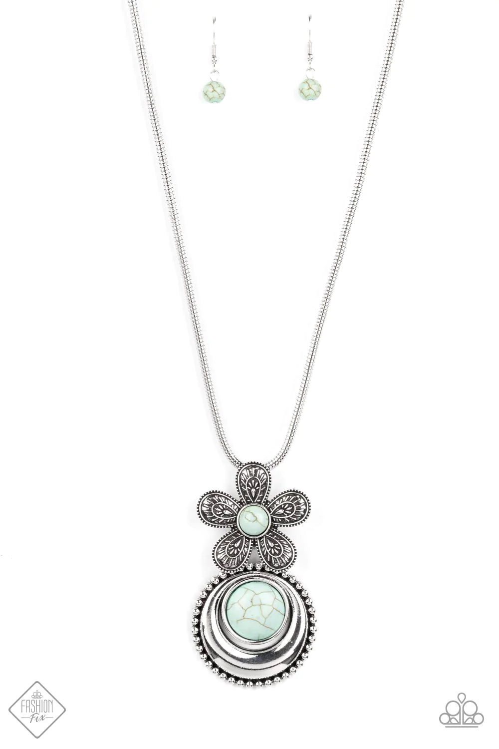 Collar Paparazzi ~ Bohemian Blossom - Azul