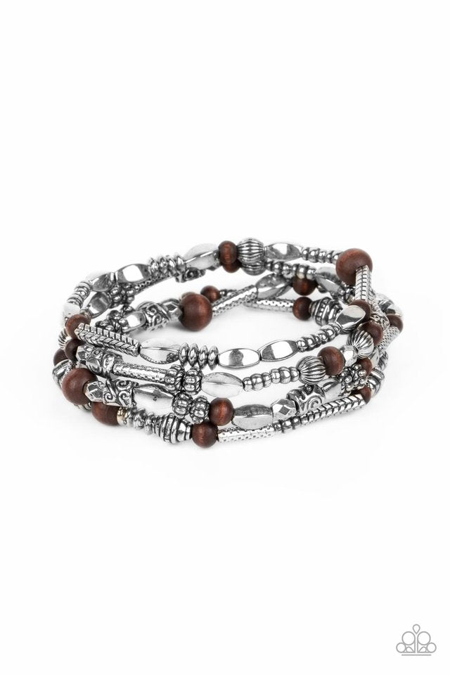 Jungle Jubilee - Brown - Paparazzi Bracelet Image