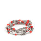 Jungle Jubilee - Red - Paparazzi Bracelet Image