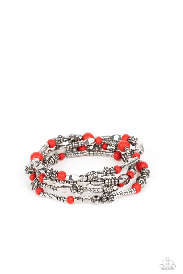 Jungle Jubilee - Red - Paparazzi Bracelet Image