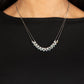 Shimmering High Society - Silver - Paparazzi Necklace Image