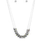 Shimmering High Society - Silver - Paparazzi Necklace Image