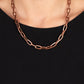 Boston Backdrop - Copper - Paparazzi Necklace Image