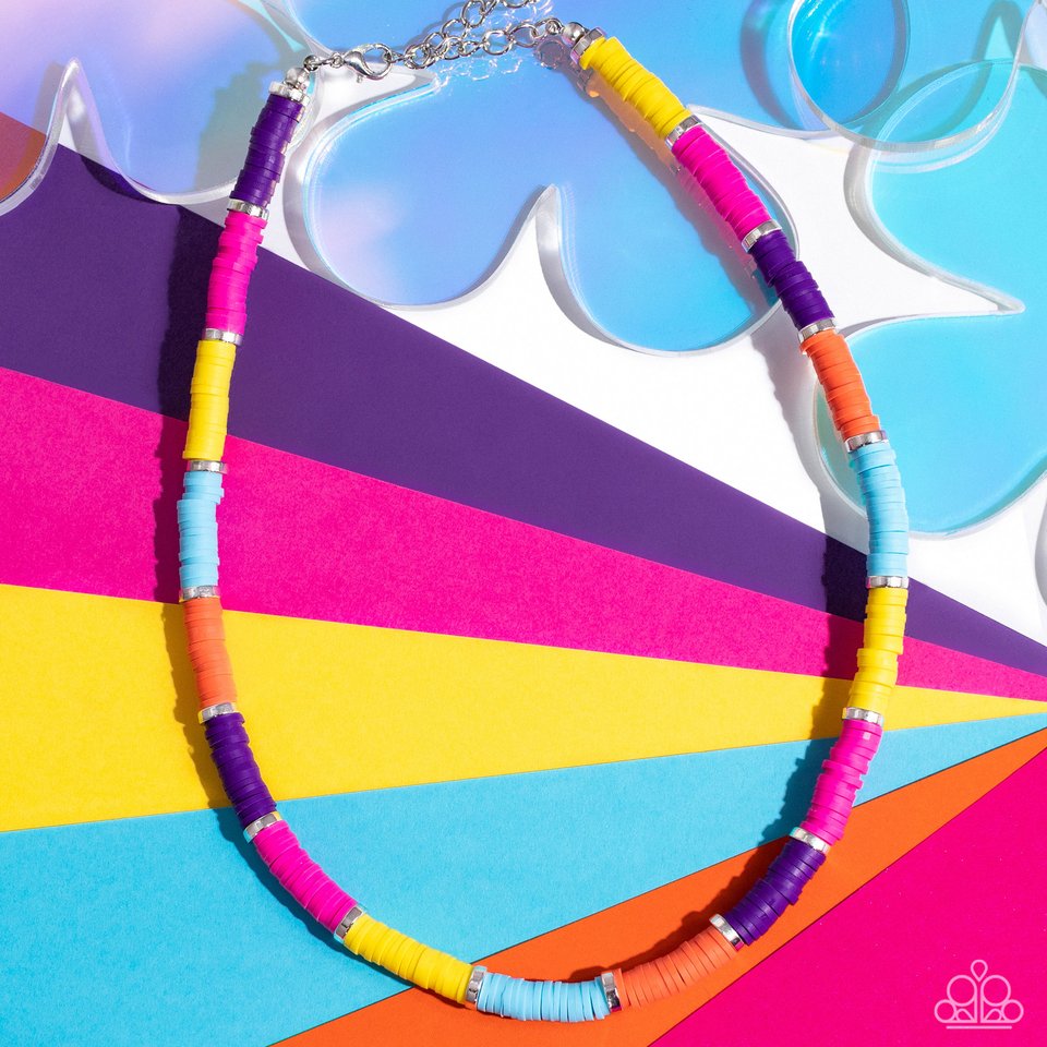 Rainbow Road - Multi - Paparazzi Necklace Image