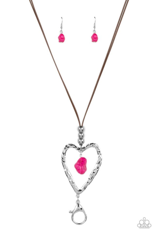 Santa Fe Sweetheart - Pink - Paparazzi Necklace Image