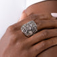 Burnished Bouquet - Silver - Paparazzi Ring Image