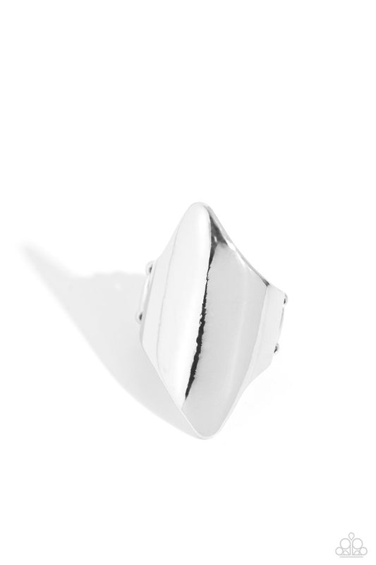 Pointed Palm Desert - Silver - Paparazzi Ring Image
