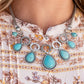 Riverside Relic - Blue - Paparazzi Necklace Image