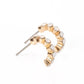 Carefree Couture - Gold - Paparazzi Earring Image