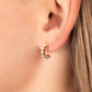 Carefree Couture - Gold - Paparazzi Earring Image