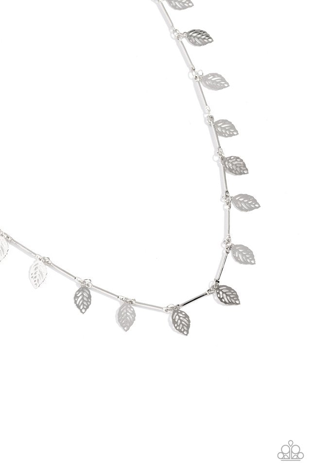Paparazzi Necklace ~ LEAF a Light On - Silver – Paparazzi Jewelry ...